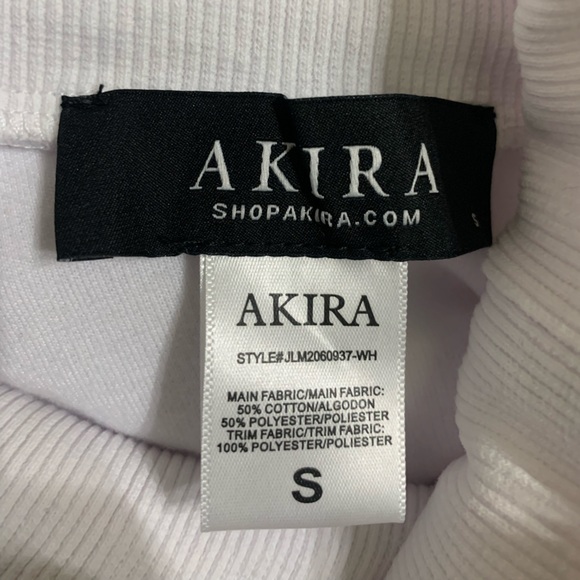 AKIRA Size Small White Virgo Layering Top & Main Character Tulle 2pc Set - Picture 12 of 15